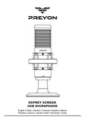 PREYON OSPREY SCREAM Instrucciones De Usuario