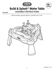 Little Tikes Build & Splash Water Table 664540M8 Instrucciones De Montaje