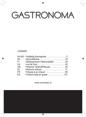 Gastronoma 18290005 Manual De Instrucciones