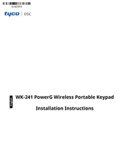 Tyco WK-241 PowerG Manual De Instrucciones