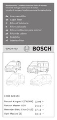 Bosch 0 986 628 653 Instrucciones De Montaje