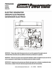 Coleman Powermate PM0525300 Guia Del Usuario