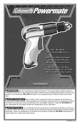 Coleman Powermate 024-0076CT Manual De Instrucciones