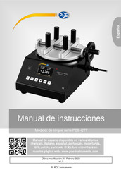 PCE Instruments PCE-CTT 5 Manual De Instrucciones