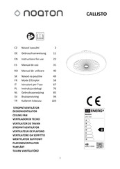 Noaton CALLISTO 11055B Manual De Uso