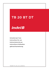 Indel B TB 20 BT Manual De Instrucciones