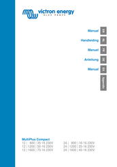 Victron energy MultiPlus Compact 24/800/16-16 Manual