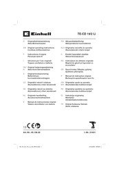 EINHELL 45.138.30 Manual De Instrucciones Original