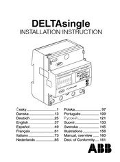 ABB DELTAsingle Manual De Instrucciones