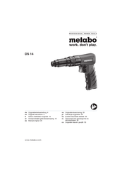 Metabo 604117000 Manual Original