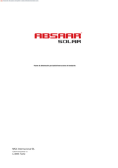 Absaar SUN300G3-EU-230 Manual Del Usuario