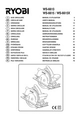 Ryobi WS-6613 Manual De Utilización