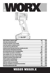 Worx WX025.X Manual Original