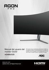 Aoc AGON PRO AG456UCZD Manual Del Usuario