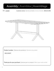 SEI Furniture OD1132327 Instrucciones De Montaje