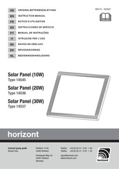 Horizont 14545 Instrucciones De Servicio