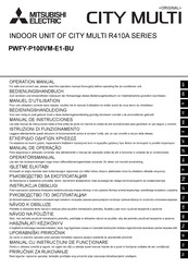 Mitsubishi Electric CITY MULTI PWFY-P100VM-E1-BU Manual De Instrucciones