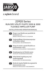 Xylem JABSCO 23920 Serie Manual De Instalación Y Funcionamiento