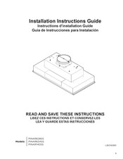 LuxeAir PINAR140SS Guía De Instrucciones Para Instalación