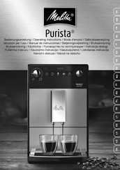 melitta Purista F23/0-101 Manual De Instrucciones