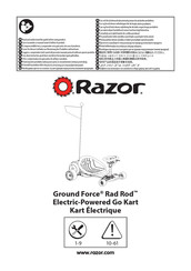 Razor Ground Force Rad Rod Manual Del Usuario