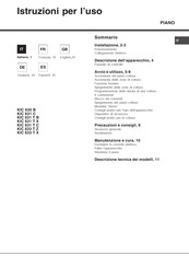 Hotpoint Ariston KIC 631 T B Manual De Instrucciones