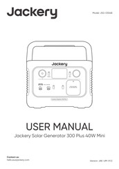 Jackery Explorer 300 Plus Manual Del Usuario