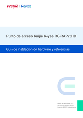 Ruijie Reyee RG-RAP73HD Guía De Instalación Del Hardware