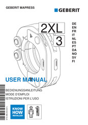 geberit MAPRESS Manual Del Usuario