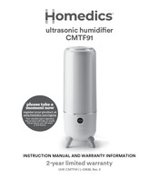 HoMedics CMTF91 Manual De Instrucciones E Información Sobre La Garantia