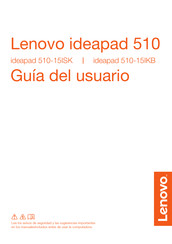 Lenovo ideapad 510-15IKB Guia Del Usuario