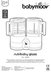 babymoov nutribaby glass A001132 Manual De Instrucciones