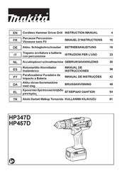 Makita HP457D Manual De Instrucciones