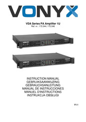 Vonyx VDA1000 Manual De Instrucciones