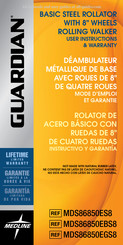 Medline GUARDIAN MDS86850EBS8 Instructivo Y Garantia