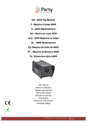 Party Light & Sound PARTY SM400 Manual De Instrucciones