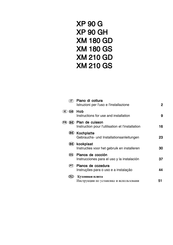 Merloni XM 180 GD Instrucciones Para El Uso Y La Instalacion