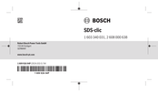Bosch SDS-clic Manual Del Usuario