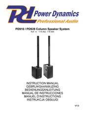 Power Dynamics PD910 Manual De Instrucciones