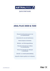 Astralpool ARAL PLUS 1500 Manual De Instrucciones Para El Uso Y El Mantenimiento