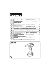 Makita DHP489Z Manual De Instrucciones