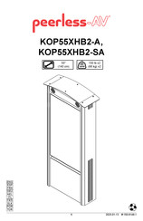 peerless-AV KOP55XHB2-EUK Manual Del Usuario