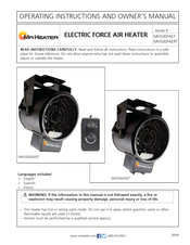 Mr. Heater F236130 Instrucciones De Uso Y Manual Del Usuario