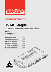 Redarc TVMS Rogue Guia De Instalacion