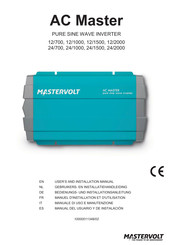 Mastervolt 28021500 Manual Del Usuario Y De Instalación