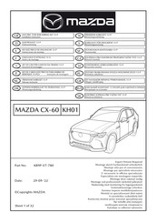 Mazda KR9P-V7-780 Instrucciones De Montaje