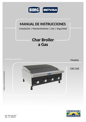 METVISA BIMG CBG.06E Manual De Instrucciones