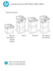 HP LaserJet Enterprise M633fh Guia Del Usuario