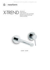 newform X-TREND 2230E Instrucciones