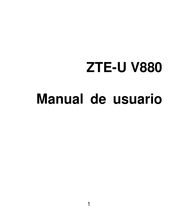 ZTE-U V880 Manual De Usuario